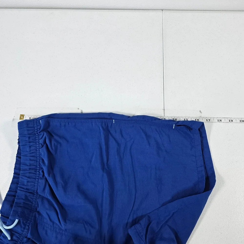Duluth Trading Co Mens Blue Swim Trunks Board Shorts Nylon‎ Mesh Lined L 40445